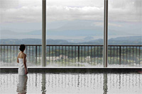 Large bath with panorama window